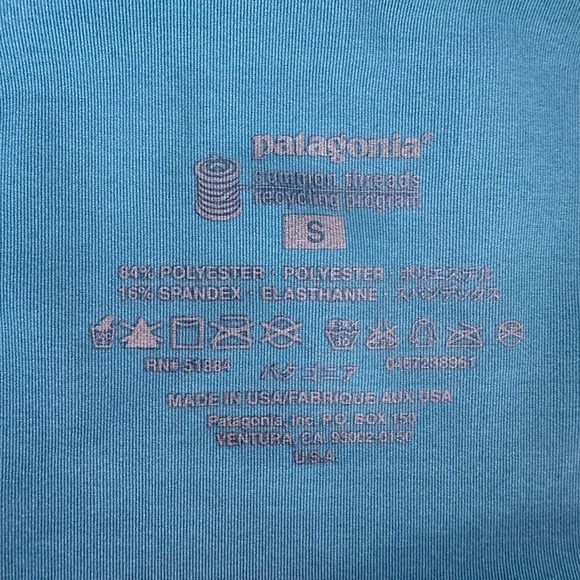 Patagonia | Long Sleeve Mock Neck Activewear Top - Picture 6 of 8